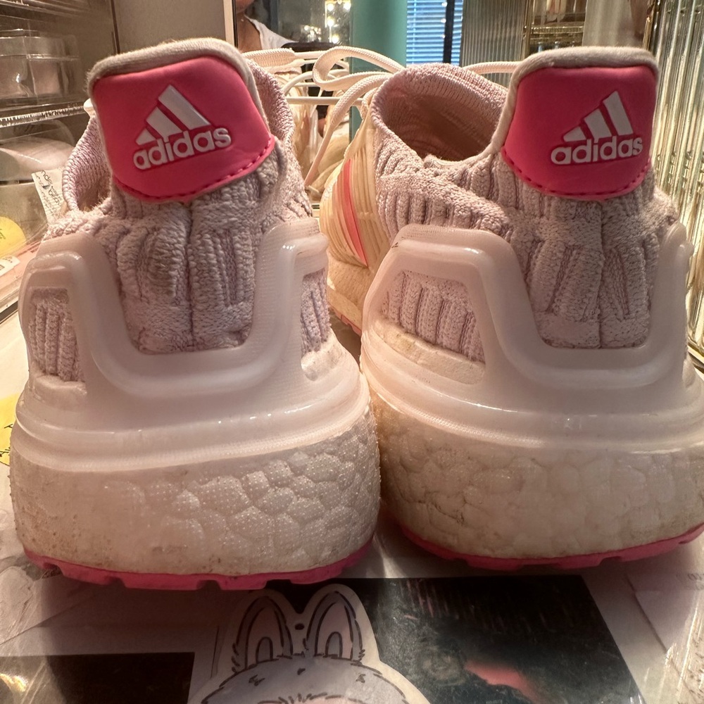 adidas Women's Athletic Shoes - Pink and Cream - Picture 4 of 5